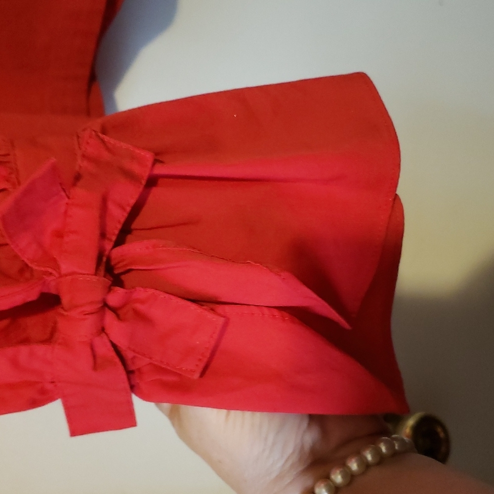 Marled Red Fiesta Blouse - Picture 5 of 9